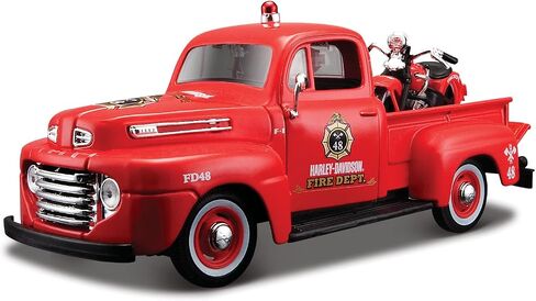 Maisto 1:24 Scale Harley Davidson 1936 EL Knucklehead + 1948 Ford F-1 Die-Cast Vehicle in Saudi Arabia