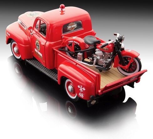 Maisto 1:24 Scale Harley Davidson 1936 EL Knucklehead + 1948 Ford F-1 Die-Cast Vehicle in Saudi Arabia