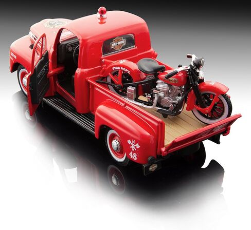 Maisto 1:24 Scale Harley Davidson 1936 EL Knucklehead + 1948 Ford F-1 Die-Cast Vehicle in Saudi Arabia