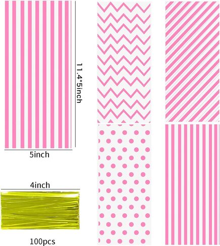Bnsikun 100 Pack Mermaid Party Favors Bags Mermaid Plastic Goodie Bags Bottom Mermaid Cellophane Treat Bags for Birthday Sea Themed Party Supplies（colour） in Saudi Arabia