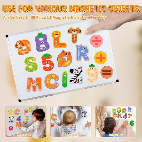 Magnetic Letters, Easter Basket Stuffers, Fridge Magnets for Toddlers 1-3, Alphabet Magnets, ABC Magnets for Toddlers 1-3 Refrigerator, 26 PCS Cute Animal Refrigerator Toys for Kids 1 2 3 4 5 Year Old in Saudi Arabia