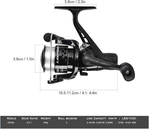 Lixada Fishing Rod and Reel Combos Set, Telescopic Fishing Pole with Spinning Reels Hooks Soft Lures Barrel Swivels Storage Bag Saltwater Freshwater Fishing in Saudi Arabia