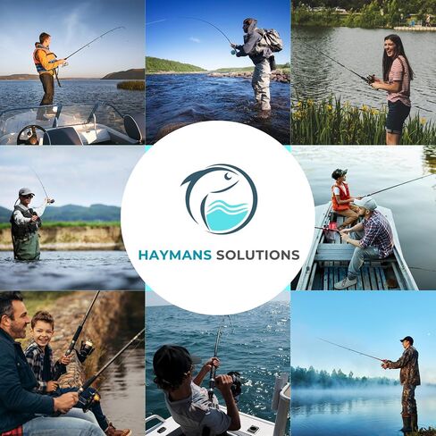 Haymans Solutions,2.1m/6.89ft Fishing Rod and Reel Combo Set Telescopic Fishing Spinning Rod and Reel for Fishing Lovers Portable Travel Rod Freshwater Fishing Pole Combo with Carrier Bag. in Saudi Arabia