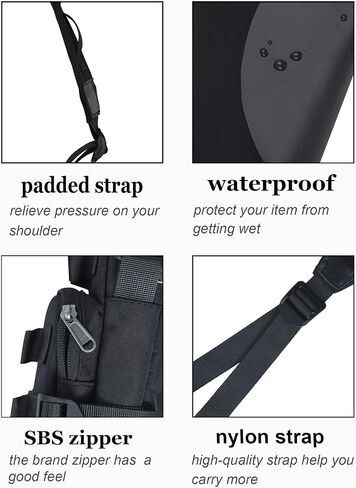 حقيبة كروس تكتيكية خارجية، حقيبة كتف مقاومة للماء EDC Day Pack للسفر والمشي لمسافات طويلة والمشي والصيد in Kuwait