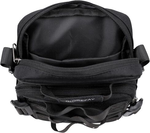 حقيبة كروس تكتيكية خارجية، حقيبة كتف مقاومة للماء EDC Day Pack للسفر والمشي لمسافات طويلة والمشي والصيد in Kuwait