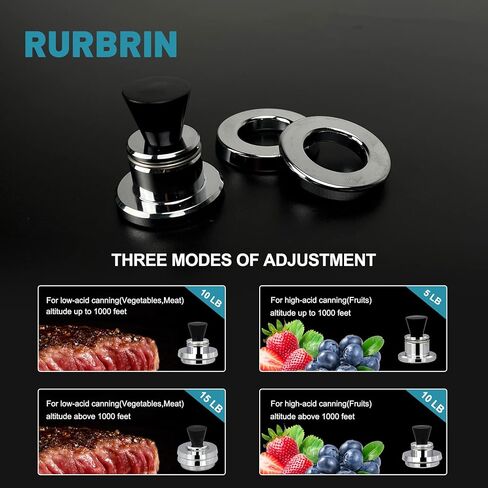 عبوتان من 50332 منظم 3 قطع 5-10-15LB مناسب لطباخ الضغط بريستو رقم الموديل 0178107 0175107 0174510 0175510 0177001 0174001 6803571 in Kuwait