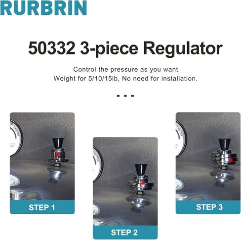 عبوتان من 50332 منظم 3 قطع 5-10-15LB مناسب لطباخ الضغط بريستو رقم الموديل 0178107 0175107 0174510 0175510 0177001 0174001 6803571 in Kuwait