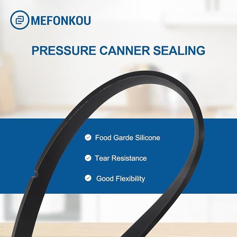 حشية إغلاق طنجرة الضغط 09907 لطباخ الضغط بريستو CA16، CA16H و21 Qt يستبدل الأجزاء 1075، منفذ العادم التلقائي متاح (2/عبوة) in Kuwait