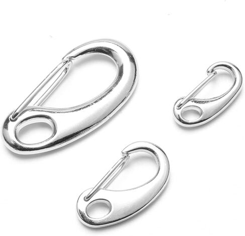 Jegtew Leash Pet Tag Quick Clip, Spring Load Hook Combo Clip for Pet ID Tags in Kuwait