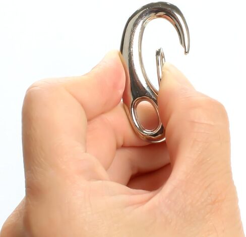 Jegtew Leash Pet Tag Quick Clip, Spring Load Hook Combo Clip for Pet ID Tags in Kuwait