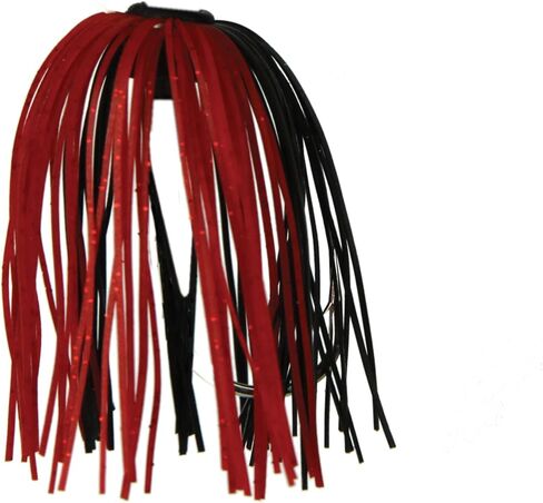 مجموعة من 3 تنانير من Tackle HD Warrior Spinnerbait/Buzzbait - أسود/أحمر in Kuwait