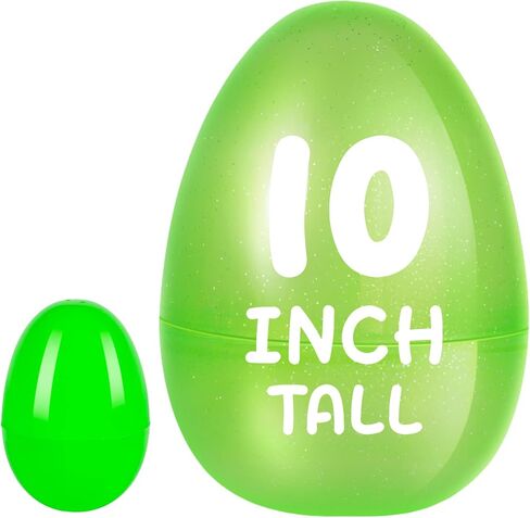 Shemira 8 قطع 10 بيضات عيد الفصح الجامبو، بيض عيد الفصح البلاستيكي الكبير، بيض عيد الفصح القابل للتعبئة لصيد بيض عيد الفصح، بيض عيد الفصح الفارغ، حشوات سلة عيد الفصح، هدايا حفلات عيد الفصح، زينة عيد الفصح in Kuwait