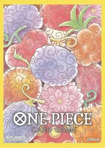 One Piece Trading Card Game Assortment 4 Devil Fruits Card Sleeves [70 Count] in Saudi Arabia
