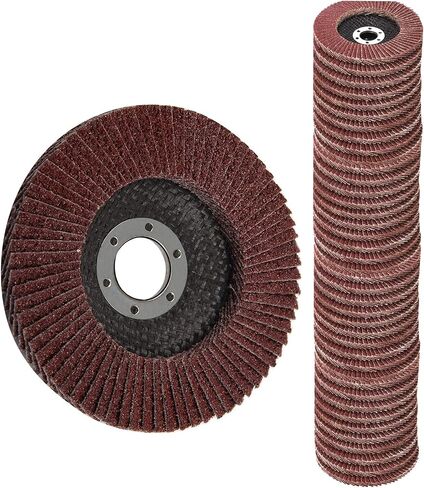 Flap Discs 40 PCS 4.5 Inch - 40 Grit Grinding Discs 4 1/2 Assorted Sanding Grinding Wheels,Aluminum Oxide Abrasives,Grinder disc in Saudi Arabia