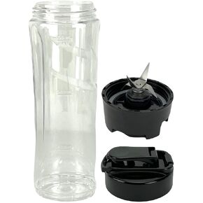 Cross Blade and 2 Pack 20 oz Cup with To-Go Lid Replacement Part Compatible with Oster BLSTAV BLSTPB My Blend 250-Watt Blender