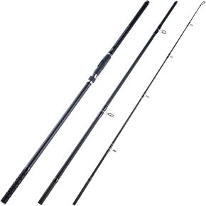 Goture Surf Spinning Fishing Rod 3-Piece Portable Carbon Fiber Travel Surf Rod Saltwater Spinning Rod 12FT/13FT/14FT