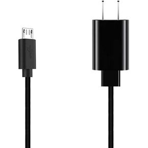 Mini Fan Charging Cord Charger Necklace Fan USB Power Supply Compatible with SkyGenius Fan, VersionTECH Fan, Aluan Handheld Fan, TriPole Portable Fan Charging Power Cord(5FT USB+AC Adapter)