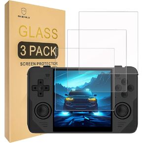 Mr.Shield [3-Pack] Screen Protector For Powkiddy RGB30 [Tempered Glass] [Japan Glass with 9H Hardness] Screen Protector