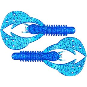 Big Bite Baits 3.75" Kamikaze Craw/Sapphire Blue (6 Pack)