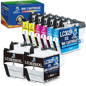DOUBLE D Compatible LC3029 LC3029XXL Replacement for Brother LC3029 LC3029XXL Ink Cartridges Work with Brother MFC-J5830DW MFC-J5930DW MFC-J6535DW MFC-J6935DW Printer (2B, 2C, 2M, 2Y) 8Pack