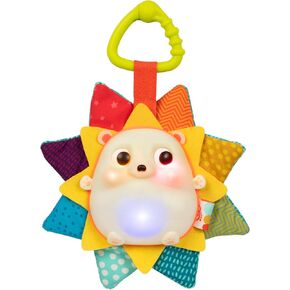 B. Baby – Musical Light-Up Baby Toy – Hedgehog Toy with Lights & Sounds – Sensory Toy for Newborns, Babies – Music & Glowing Lights – 0 Months + – RainGlow Buddy