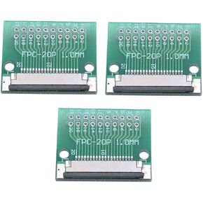 Sscon 5pcs FPC 12 Pin 0.5mm Pitch to DIP 1mm Pitch PCB Converter Board Couple Extend Adapter