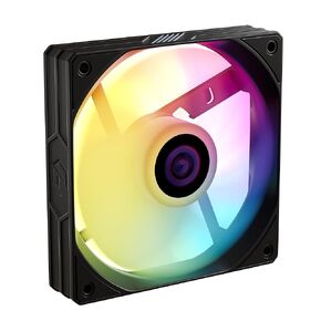 120mm ARGB PWM Computer Cooling Case Fan, 4-Pin (White, 3)
