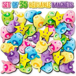 PutskA Unicorn-Theme-Potty-Training-Magnetic Stickers (Unicorn)
