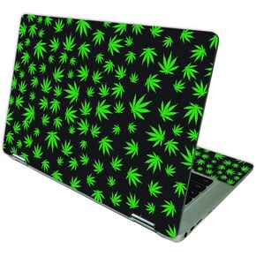 MightySkins Skin Compatible with HP Chromebook x360 14 (2021) - Marijuana | Protective, Durable, and Unique Vinyl Decal wrap Cover | Easy to Apply, Remove, and Change Styles | Made in The USA