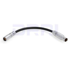 DRRI 7pin Male to 3 Pin Fischer Female ARRI Alexa Mini EXT to RS Cable for Remote Boot Run Stop (R 7pin-RS 3pin)