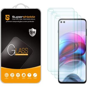 Supershieldz (3 Pack) Designed for Motorola Moto G100 Tempered Glass Screen Protector, Anti Scratch, Bubble Free