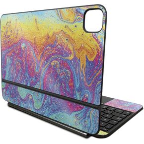 Glossy Glitter Skin Compatible with Apple Magic Keyboard for iPad Pro 11‑inch (M4) 2024 - Paint Currents - Premium 3M Vinyl Protective Decal Cover - Easy to Apply | Crafted in The USA by MightySkins