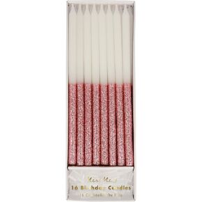 Meri Meri Multicolor Dipped Glitter Candles