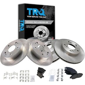 Front & Rear Posi Ceramic Pad & Brake Rotor Disc Kit for Nissan Altima