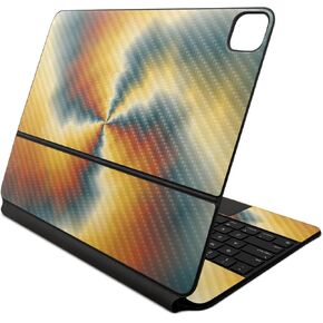 Carbon Fiber Skin Compatible with Apple Magic Keyboard for iPad Air 13-inch (M2) 2024 - Eye of The Storm - Premium 3M Vinyl Protective Decal Cover - Easy to Apply | Crafted in The USA by MightySkins