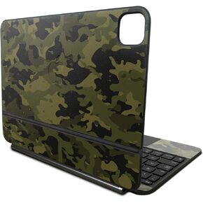 Skin Compatible with Apple Magic Keyboard for iPad Pro 11‑inch (M4) 2024 - Green Camouflage - Premium 3M Vinyl Protective Wrap Decal Cover - Easy to Apply | Crafted in The USA by MightySkins