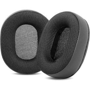 TaiZiChangQin Upgrade DIY Ear Pads Memory Foam Ear Cushions Replacement Compatible with Oppo PM3 PM-3 PM 3 Headphone Black Fabric Earpads