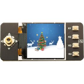 1.44inch LCD Display Module for Raspberry Pi Pico, 128×128 Resolution Screen TFT Display Module, 65K RGB, Embedded ST7735S Driver SPI Interface, Compatible with Raspberry Pi Pico Header