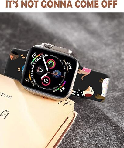 متوافق مع سوار iWatch مقاس 38 مم 40 مم 41 مم 42 مم 44 مم 45 مم 49 مم للنساء والفتيات، حزام بديل لطيف لا يبهت لسلسلة iWatch SE 9 8 7 6 5 4 3 2 1 Ultra in Saudi Arabia