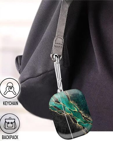 متوافق مع غطاء حافظة AirPods Pro الجيل الثاني/الأول، غطاء جراب لطيف مع سلسلة مفاتيح لجراب AirPod Pro 2&1، للرجال والنساء والفتيات (الكلب والزهرة) in Saudi Arabia