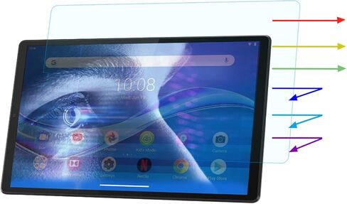 YINOVEEN قطعتان متوافقتان مع Lenovo Tab M10 Plus، واقي شاشة مضاد للضوء الأزرق مقاس 10.3 بوصات، لجهاز Lenovo Tab M10 Plus (TB-X606F / TB-X606X 10.3 بوصات) مرشح واقي شاشة لحماية العين... in Kuwait