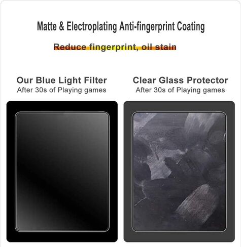 YINOVEEN قطعتان متوافقتان مع Lenovo Tab M10 Plus، واقي شاشة مضاد للضوء الأزرق مقاس 10.3 بوصات، لجهاز Lenovo Tab M10 Plus (TB-X606F / TB-X606X 10.3 بوصات) مرشح واقي شاشة لحماية العين... in Kuwait