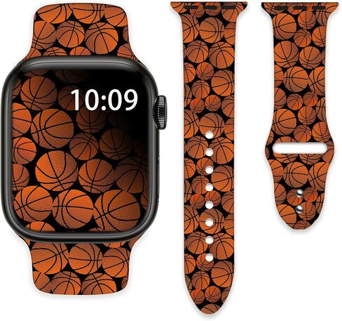Watch Bands Compatible with Apple Watch 38mm 40mm 41mm 42mm 44mm 45mm 49mm for Women Men Silicone Wristbands Strap Replacement for IWatch Series SE 8 7 6 5 4 3 2 1 in Saudi Arabia