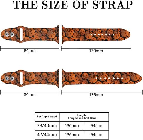 Watch Bands Compatible with Apple Watch 38mm 40mm 41mm 42mm 44mm 45mm 49mm for Women Men Silicone Wristbands Strap Replacement for IWatch Series SE 8 7 6 5 4 3 2 1 in Saudi Arabia