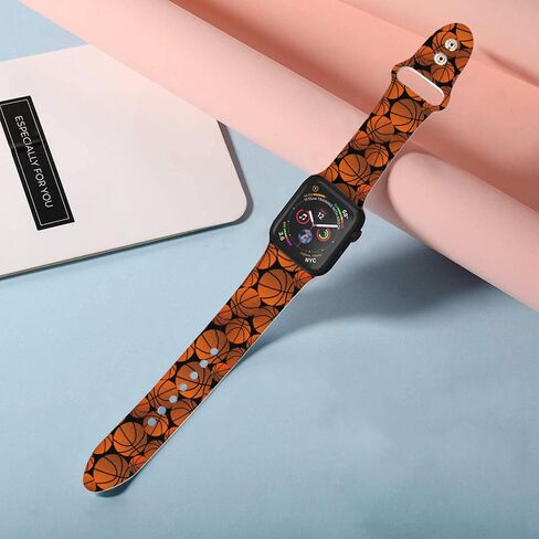 Watch Bands Compatible with Apple Watch 38mm 40mm 41mm 42mm 44mm 45mm 49mm for Women Men Silicone Wristbands Strap Replacement for IWatch Series SE 8 7 6 5 4 3 2 1 in Saudi Arabia