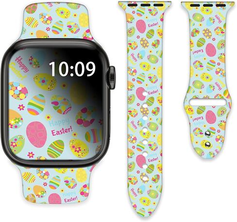 Watch Bands Compatible with Apple Watch 38mm 40mm 41mm 42mm 44mm 45mm 49mm for Women Men Silicone Wristbands Strap Replacement for IWatch Series SE 8 7 6 5 4 3 2 1 in Saudi Arabia