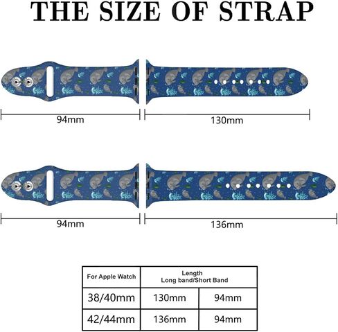 Watch Bands Compatible with Apple Watch 38mm 40mm 41mm 42mm 44mm 45mm 49mm for Women Men Silicone Wristbands Strap Replacement for IWatch Series SE 8 7 6 5 4 3 2 1 in Saudi Arabia