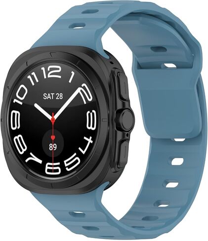 for Galaxy Watch 7 Ultra Band 47mm,Silicone Sport Strap Replacement Accessory Compatible for Samsung Galaxy Watch Ultra Band in Kuwait