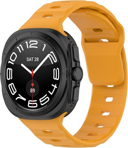 for Galaxy Watch 7 Ultra Band 47mm,Silicone Sport Strap Replacement Accessory Compatible for Samsung Galaxy Watch Ultra Band in Kuwait