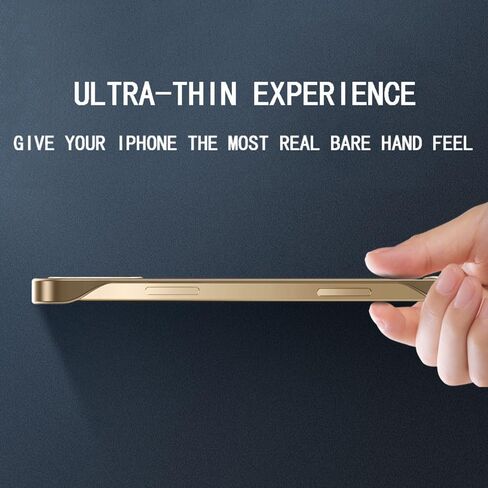 حافظة Omio المغناطيسية الرفيعة لهاتف iPhone 16 Pro Max متوافقة مع MagSafe، تصميم شفاف غير لامع رفيع للغاية بدون إطار بدون إطار مع حلقة إصبع حامي كامل للكاميرا للنساء والرجال، تيتانيوم صحراوي in Kuwait